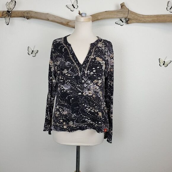 The north face patterned henley top - Picture 1 of 8